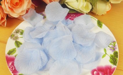 Amazon.co.jp: フラワーシャワー＆フェザー セット 花びら6色1200